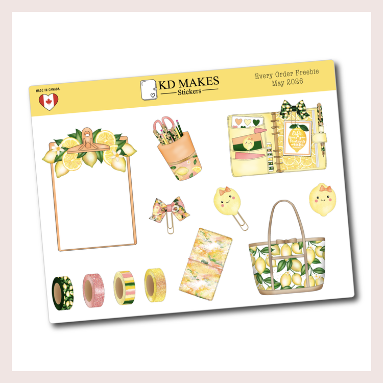 05 | May 2026 Sticker Sampler