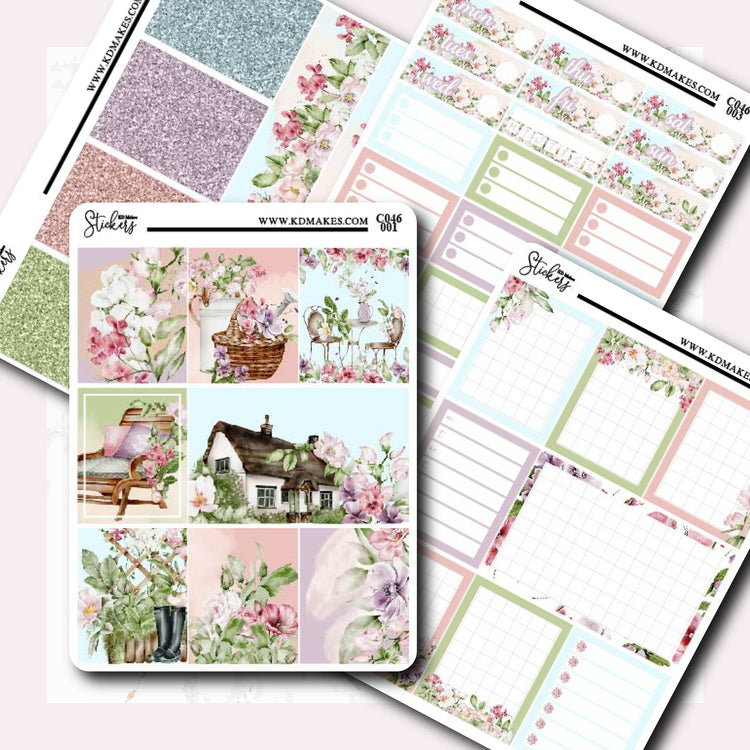 C046 | COTTAGE HIDEOUT | WEEKLY VERTICAL KIT