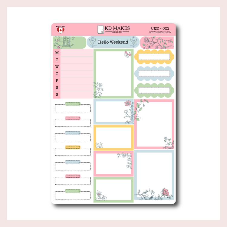 C122 | WEEKLY VERTICAL KIT