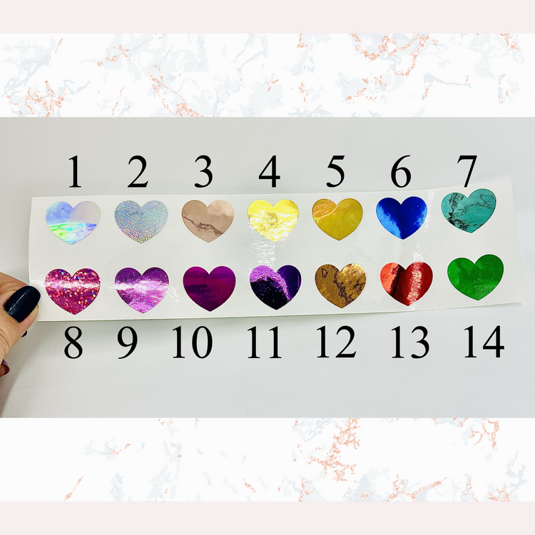 Foiled Monthly Planner Stickers – “Hello Month” Transparent Matte