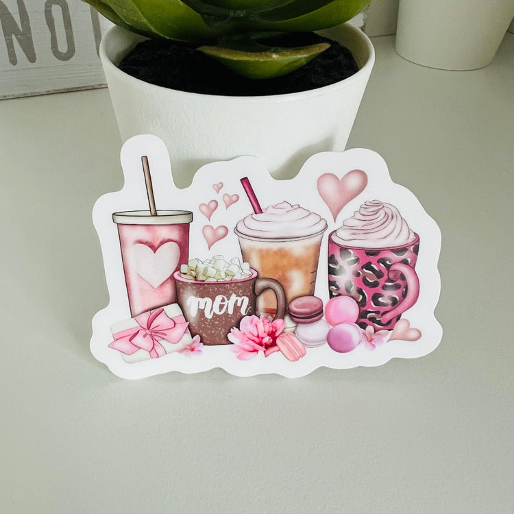 Mom Coffee | Die Cut Sticker