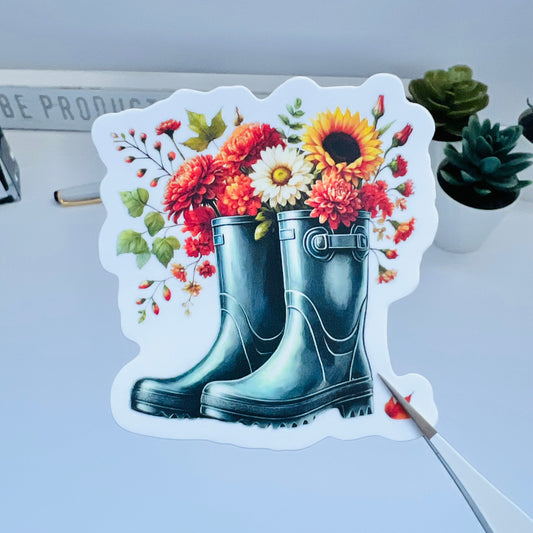 Fall Boots | Die Cut Sticker