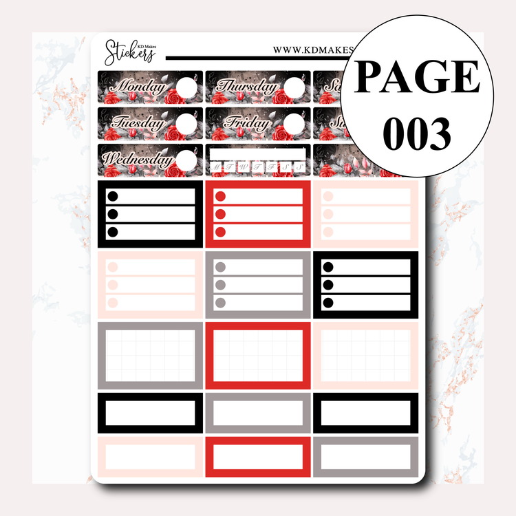 C047 | JULY'S LIMITED EDITION COLLECTION | WEEKLY VERTICAL KIT