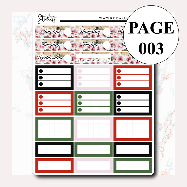 C050 | AUGUST'S LIMITED EDITION COLLECTION | WEEKLY VERTICAL KIT