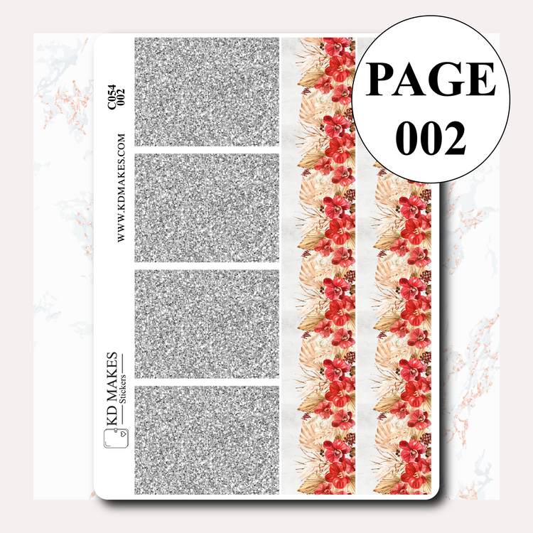 C054 | SEPTEMBER'S LIMITED EDITION COLLECTION | WEEKLY VERTICAL KIT