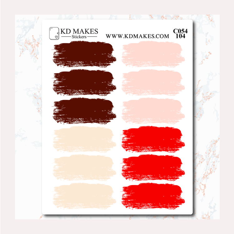 SEPTEMBER'S LIMITED EDITION COLLECTION - MEDIUM BRUSH STROKES - SOLID COLOUR
