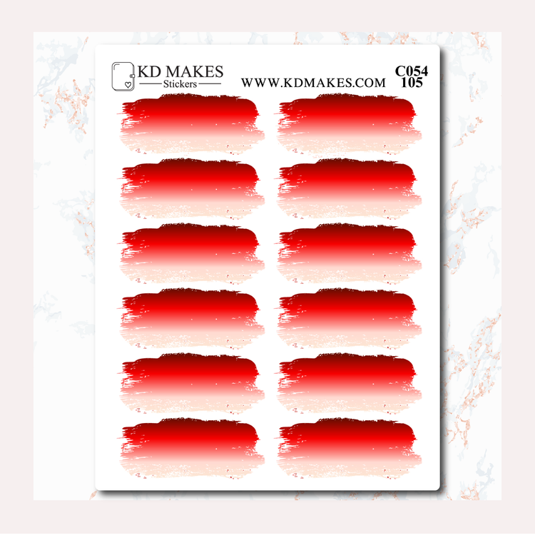 SEPTEMBER'S LIMITED EDITION COLLECTION - MEDIUM BRUSH STROKES - OMBRE COLOUR