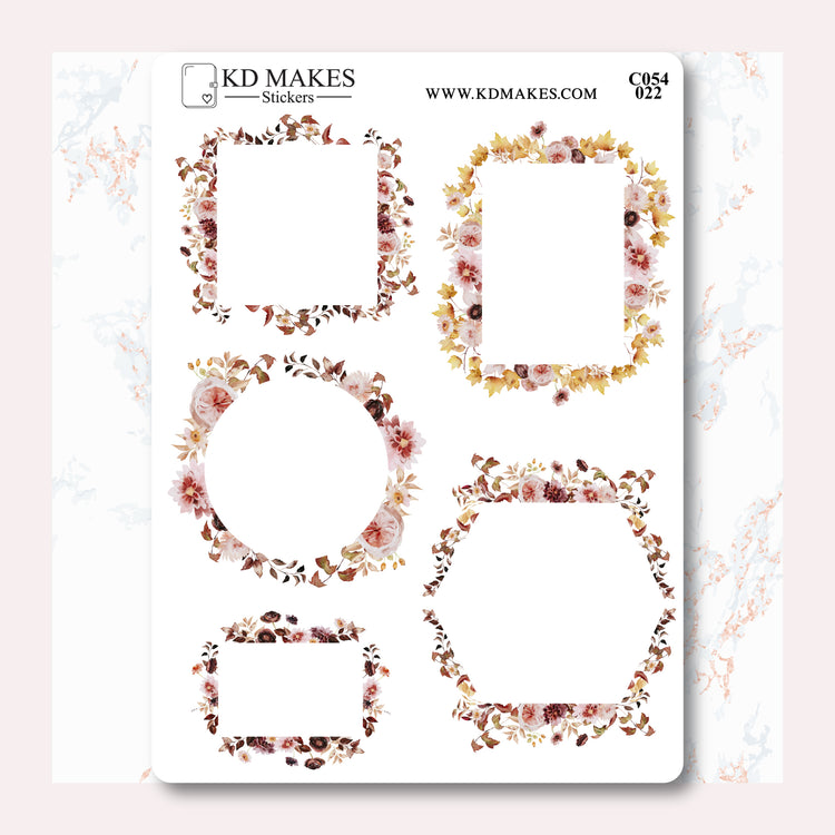 C055 | PlannerMonkeyCo SEPTEMBER COLLAB | Deco Bundle