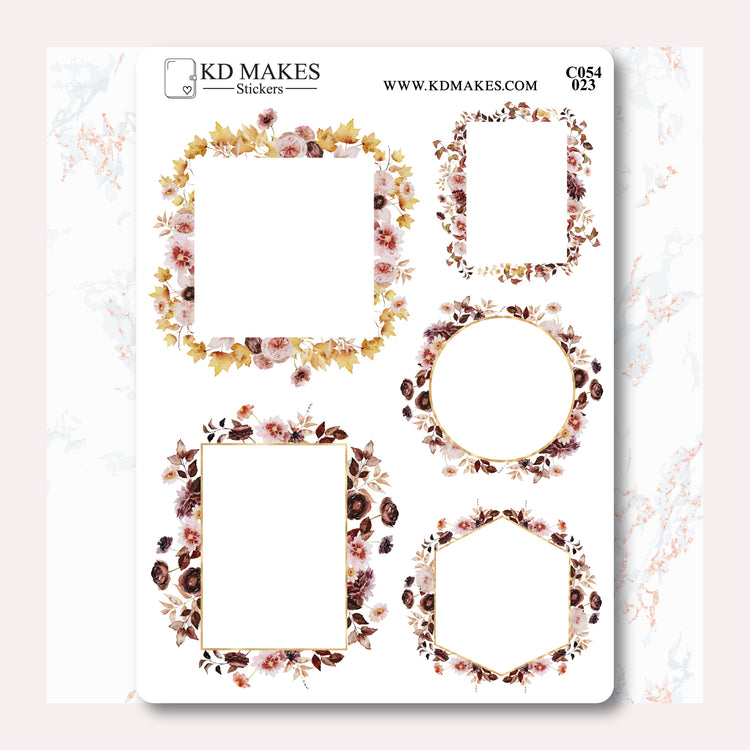 C055 | PlannerMonkeyCo SEPTEMBER COLLAB | Deco Bundle