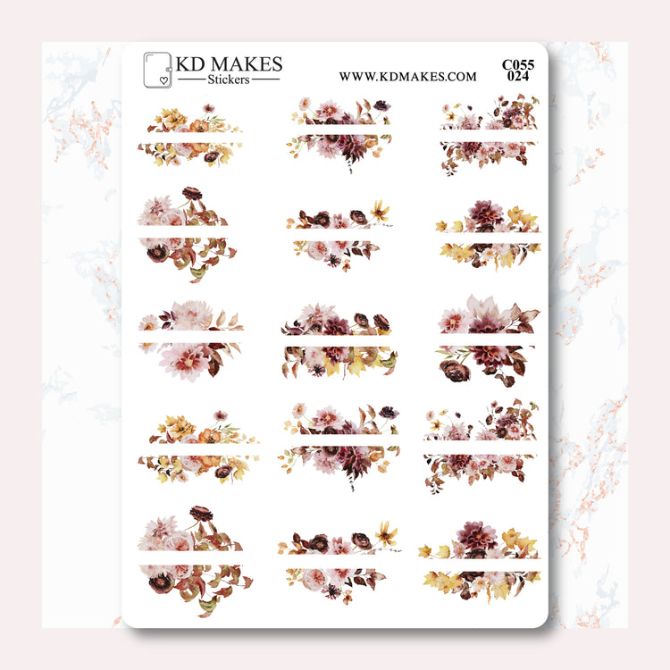 C055 | PlannerMonkeyCo SEPTEMBER COLLAB | Deco Bundle