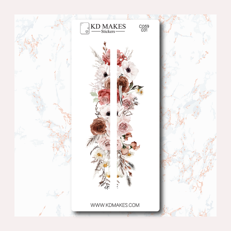 C059 | SUBTLE AUTUMN | A5 Bottom Page Deco