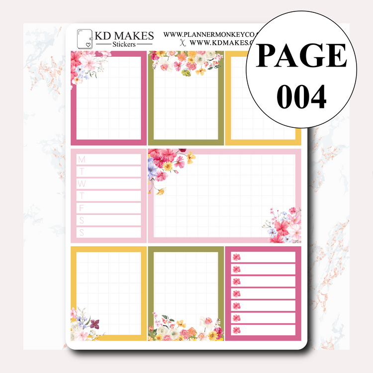 C061 | PlannerMonkeyCo SELF CARE ISN'T SELFISH COLLAB | WEEKLY VERTICAL KIT
