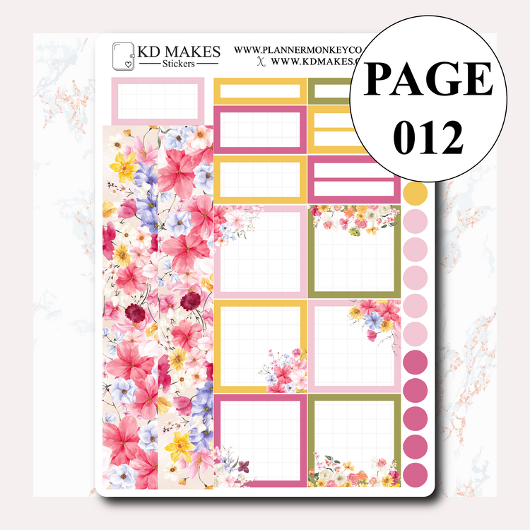 C061 | PlannerMonkeyCo SELF CARE ISN'T SELFISH COLLAB | HOBONICHI COUSINS WEEKLY KIT