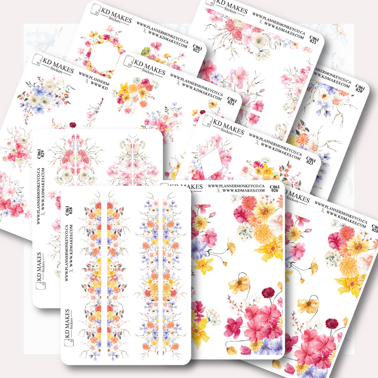 C061 | PlannerMonkeyCo SELF CARE ISN'T SELFISH COLLAB | Deco Bundle