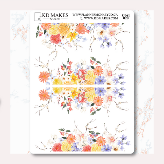 C061 | PlannerMonkeyCo SELF CARE ISN'T SELFISH COLLAB | Deco Bundle