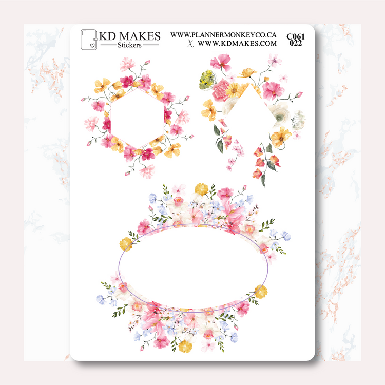 C061 | PlannerMonkeyCo SELF CARE ISN'T SELFISH COLLAB | Deco Bundle