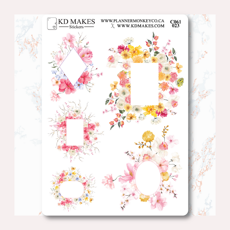 C061 | PlannerMonkeyCo SELF CARE ISN'T SELFISH COLLAB | Deco Bundle