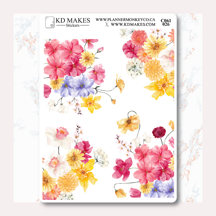 C061 | PlannerMonkeyCo SELF CARE ISN'T SELFISH COLLAB | Deco Bundle