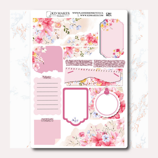 C061 | PLANNERMONKEYCO SELF CARE ISN'T SELFISH COLLAB - FREELY JOURNALING KIT
