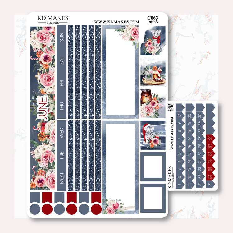 C063 - Monthly Kit (Hobonichi Weeks)