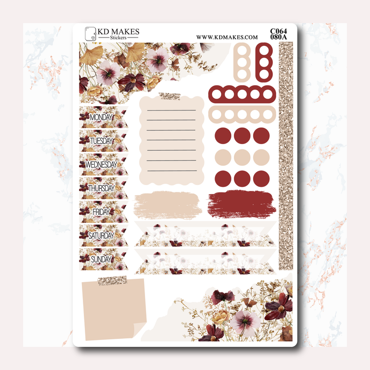 C064 - JOURNALING KIT WITH DATE COVERS