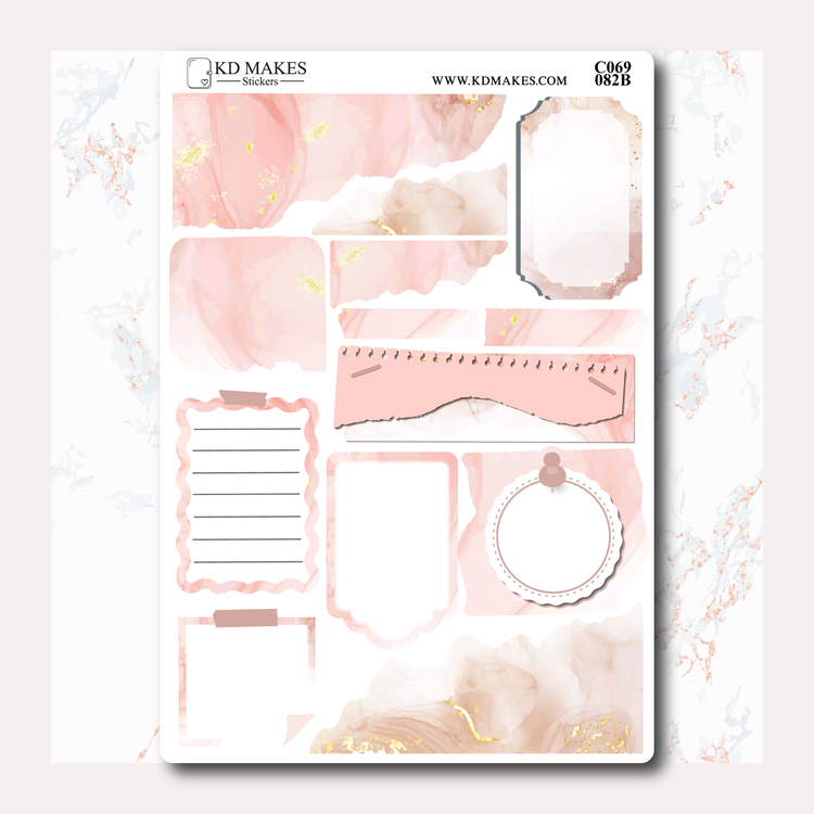 C069 | WATERCOLOUR FLOWERS | A PlannerMonkeyCo COLLAB