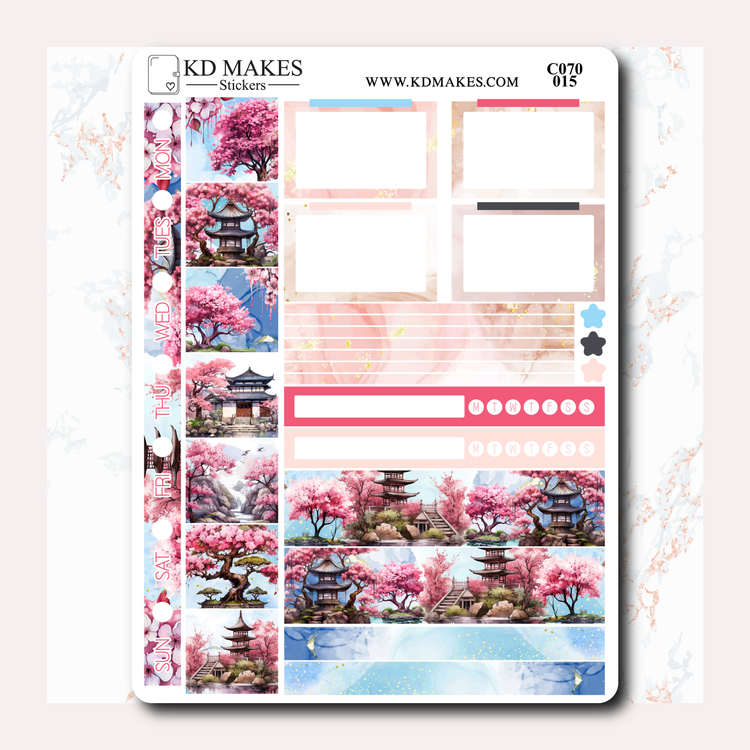 C070 | CHERRY BLOSSOM |  HOBONICHI WEEKS WEEKLY KIT