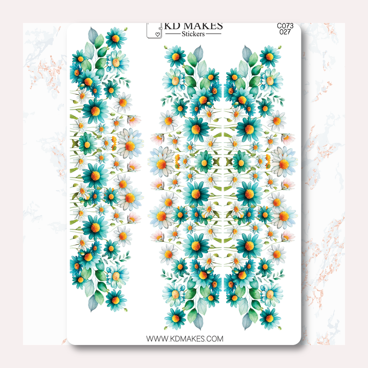 C073 | COLOURFUL DAISIES | A PMC COLLAB | Deco Bundle