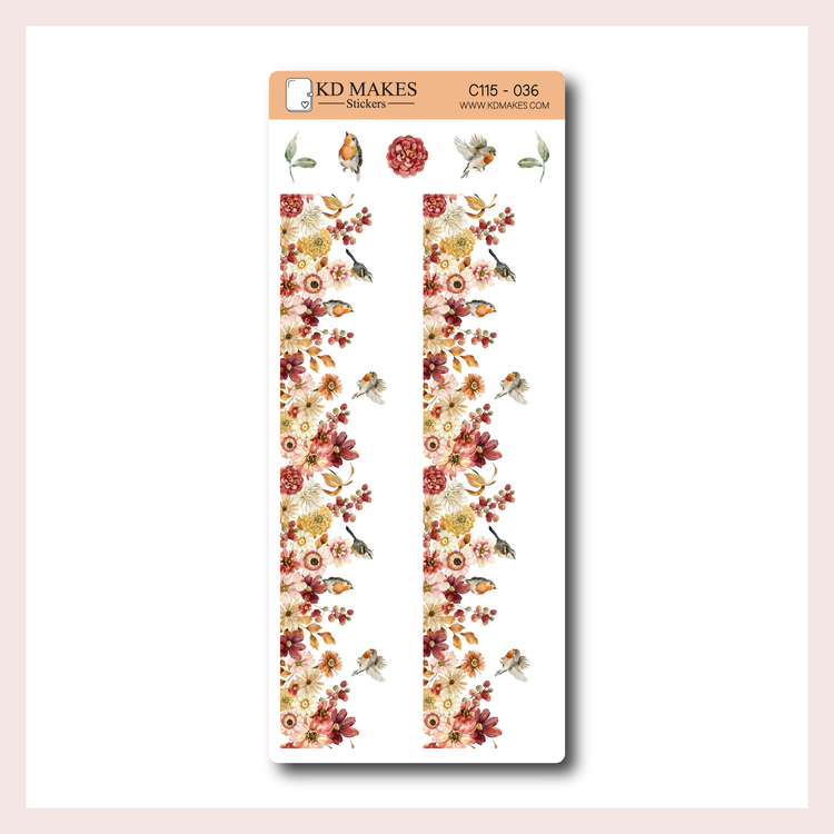 C115 | A5 Bottom Faux Washi Sticker