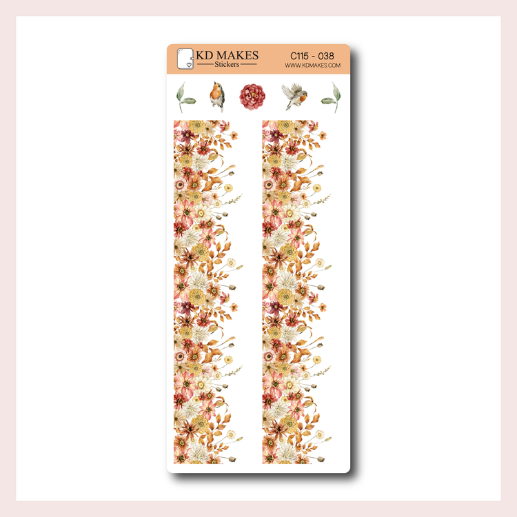 C115 | A5 Bottom Faux Washi Sticker