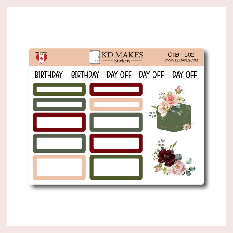 C119 | A5 HOBONICHI COUSINS MONTHLY