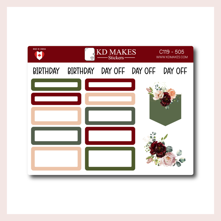 C119 | A5 HOBONICHI COUSINS MONTHLY