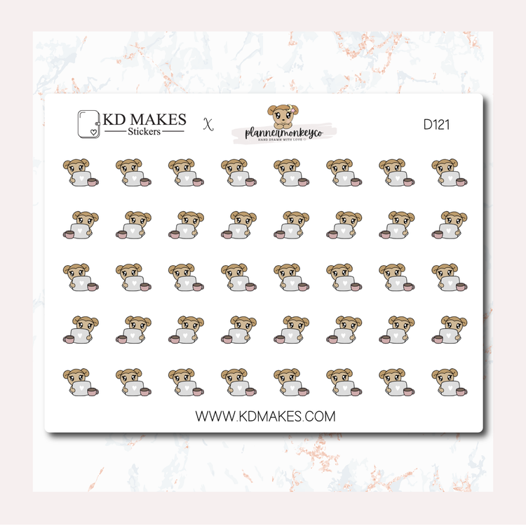 C069 | WATERCOLOUR FLOWERS- MACY WORKING | A PlannerMonkeyCo COLLAB