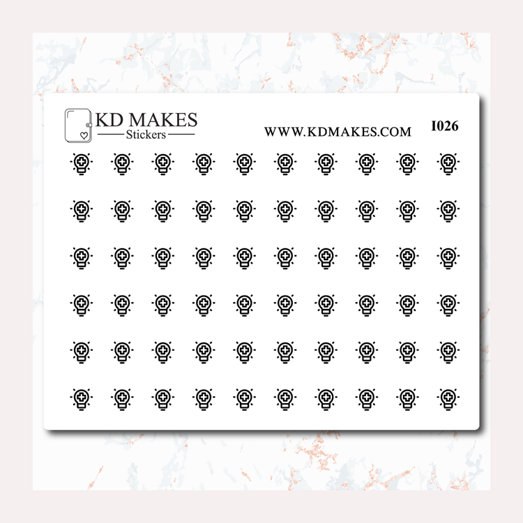 Ideas / Brainstorm / Positive Thinking Icon