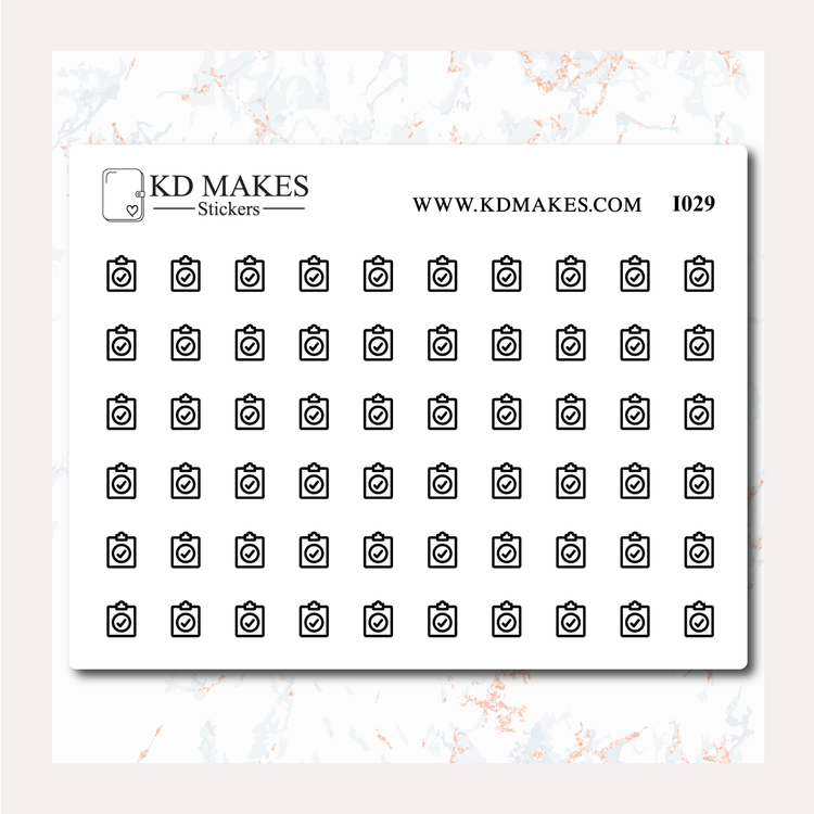 Checkmark Clipboard Icon
