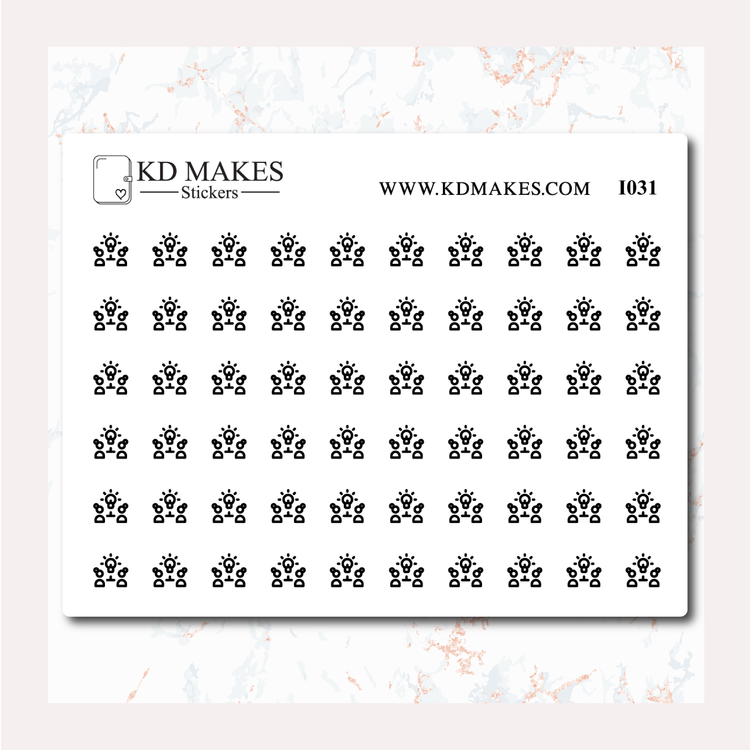 Ideas / Brainstorm Meeting Icon