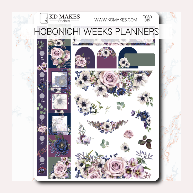C080 | FLORALS  | HOBONICHI WEEKS WEEKLY KIT