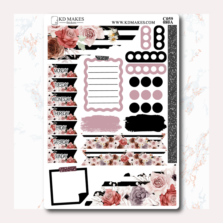 C059 | SUBTLE AUTUMN | JOURNALING KIT WITH DATE COVERS