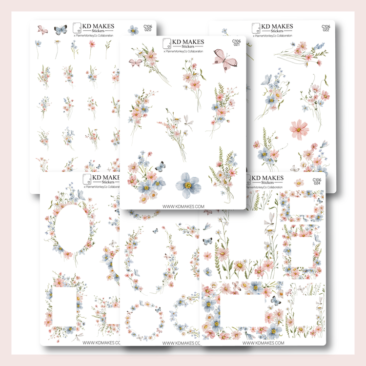 C106 | A PLANNERMONKEYCO (PMC) X KDM COLLAB | Deco Bundle