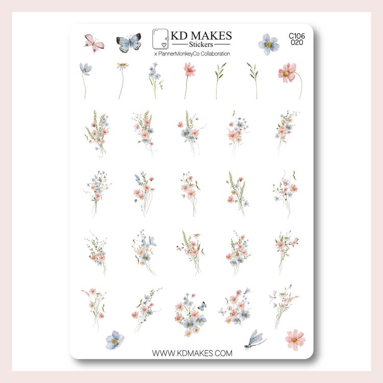 C106 | A PLANNERMONKEYCO (PMC) X KDM COLLAB | Deco Bundle