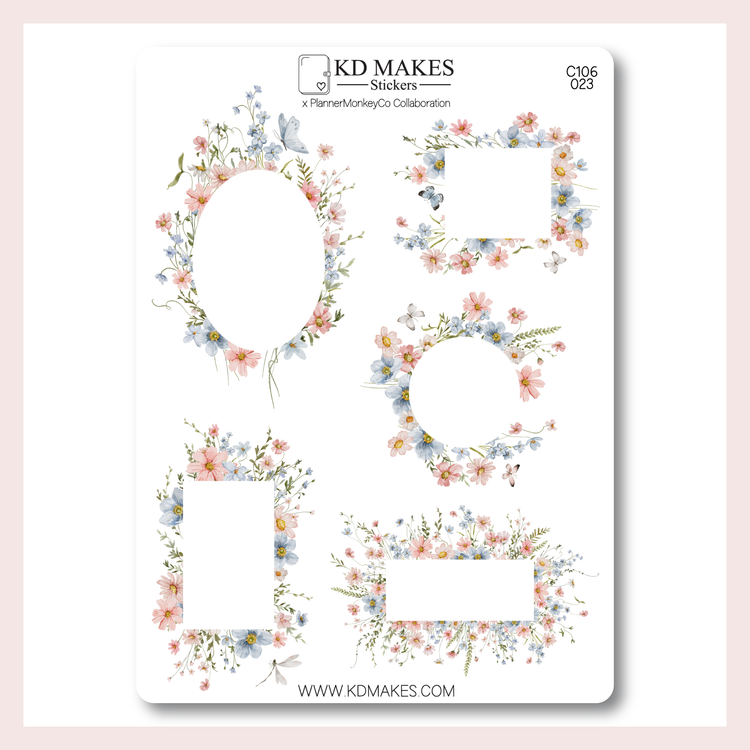 C106 | A PLANNERMONKEYCO (PMC) X KDM COLLAB | Deco Bundle