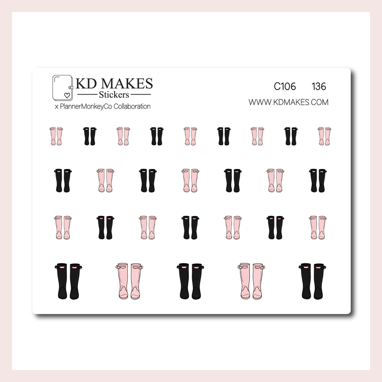 C106 | Boots | A PLANNERMONKEYCO (PMC) X KDM COLLAB