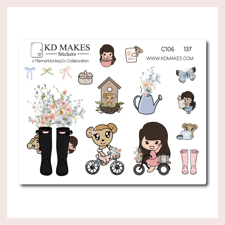 C106 | Macy & Pearl | A PLANNERMONKEYCO (PMC) X KDM COLLAB
