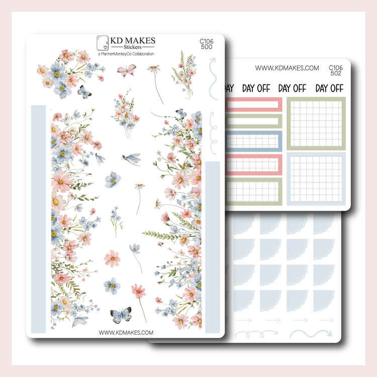 C106 | A PLANNERMONKEYCO (PMC) X KDM COLLAB | A5 HOBONICHI COUSINS MONTHLY