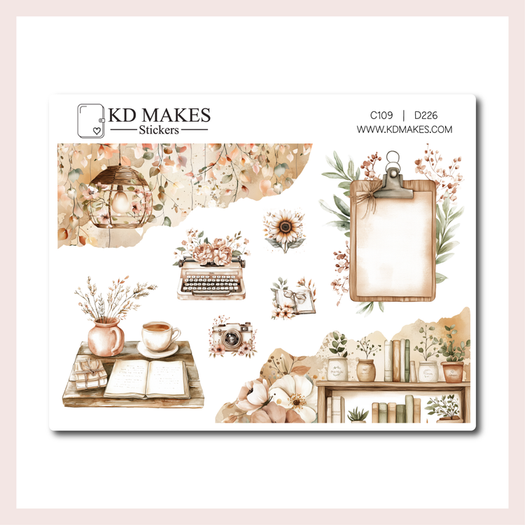 C109 - D226 | Boho Book Vibes | DECO