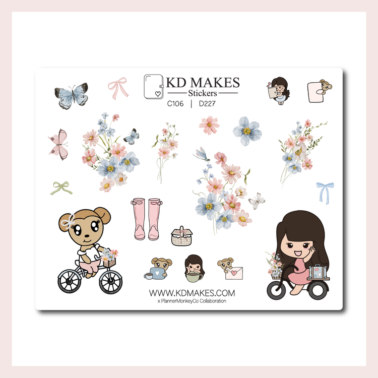 C106 - D227 | A PLANNERMONKEYCO (PMC) X KDM COLLAB | DECO