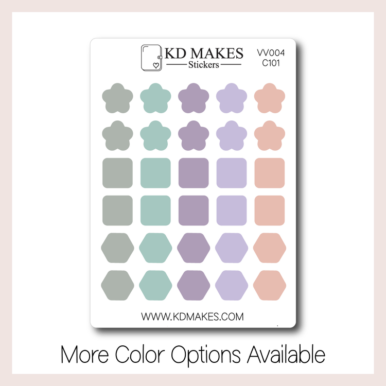 0.25" Stars, Square & Hexagon | Value Vault