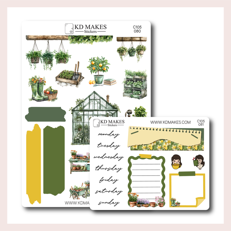 C105 | JOURNAL KIT | Garden