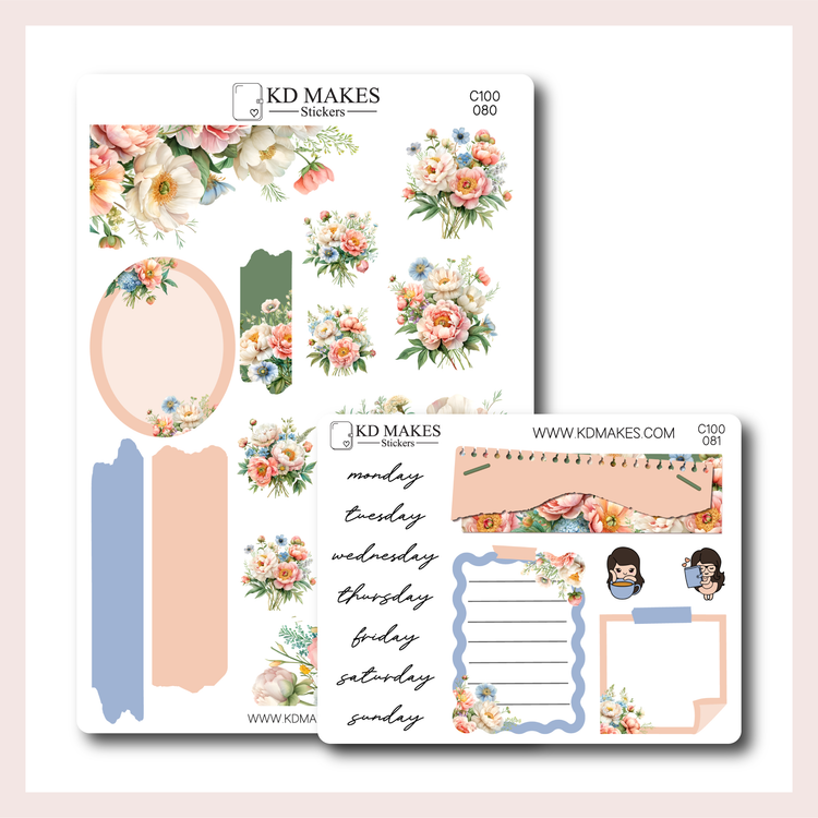 C100 | JOURNAL KIT | Floral
