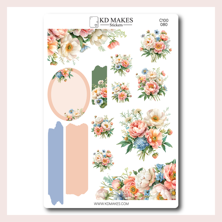 C100 | JOURNAL KIT | Floral